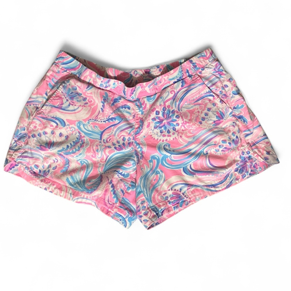 Lilly Pulitzer Ocean View Shorts in Prosecco Pink Don’t Be Jelly M